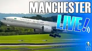 Manchester Airport Live! Stunning Close Up GROUND OPS! #planespotting #manchesterairportlive