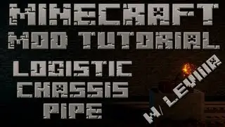 Buildcraft Logistics Chassis Pipes Туториал / Technik Pack Tutorial (Rus)