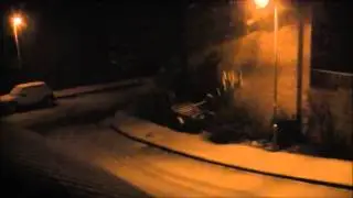 SNOW STORY WATCHET SOMERSET 18 JANUARY 2013
