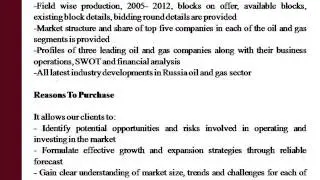 Russia Oil Gas Trends, Market