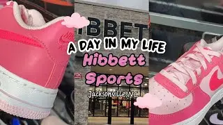A day in my life 🎀 Hibbett Sports 🤞🏽💕 #hibbettsports #shopping #sneakerhead #pinkaesthetic #pink 