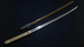 KATANA Nihonto Edo Period Mumei, Unique Menuki, Beautiful Hamon Japanese Antique