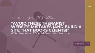 Avoid These Therapist Website Mistakes And Build a Site That Books Clients