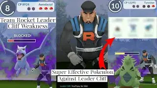 How To Defeat Team Rocket Leader Cliff | Defeat Team Rocket Leader Cliff In Pokemon Go | Pokemon Go