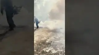 Outdoor fogging for mosquito #shorts #outdoors #fogging #dengue #maleriya