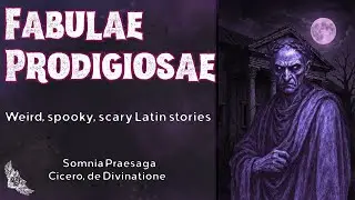 Fabulae Prodigiosae: Two Psychic Dreams in Cicero. Spooky Latin. #latin  #ancientrome #stoicism