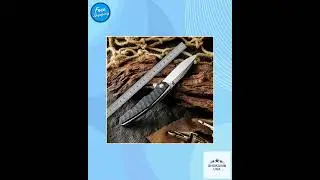 Venture D2 High Carbon Stainless Tool Steel Pocket Knife with Clip & G10 Handle