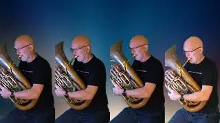 Bach Chorale BWV 245 - Christus der uns selig macht  - Euphonium Quartet
