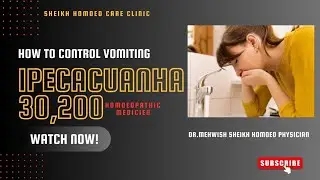 Ipecacuanha 30, 200  l Homoeopathic Medicine l How to control Vomiting?