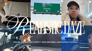 SOLO ROAD TRIP VLOG: THEY TRIED TO TAKE MY 2026 BMW!! CAR MAKEUP TUTORIAL + VIRAL MATCHA SPOT IN ATL