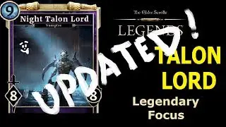ES Legends - [UPDATED] Night Talon Lord! (Legendary Change)