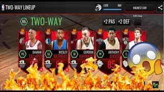 OMG CRAZY ALL-IMPACT LINEUP! SQUAD BUILDER EP.1- NBA LIVE MOBILE