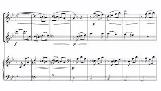 Chanson de Matin E.Elgar for 2 Flutes & Piano