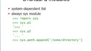 39  Standard Modules