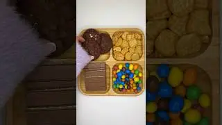 Filling platter with sweets | relaxing asmr #shorts