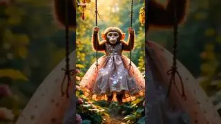 Monkey dancing #monkeylove #funny #cute #monkey swing #Monkey song #trending #viralshorts