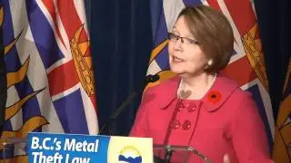 Metal Theft Law for B.C.