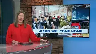 Crete volunteer firefighter returns home after three-month hospital stay