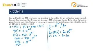 Cálculo II Ec. dif. de variables separables. Ej.de aplicación modelo de Malthus.