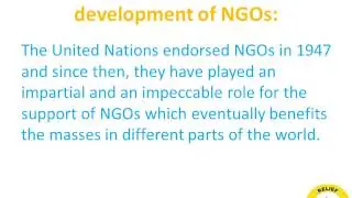 Relief India Trust Explaining Different Types of International NGOs