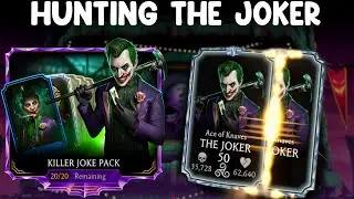 Hunting the Joker! Killer Joke Pack Opening! Lets see the Diamonds. MK Mobile