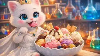 Adorable Ginger Kitten Lost His Ice Cream to Mama Cat 😹🍦