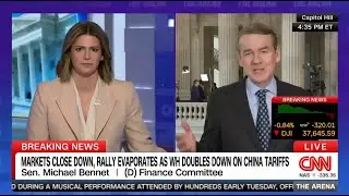 Bennet Discusses Trump's Shortsighted Trade War with CNN's Kasie Hunt