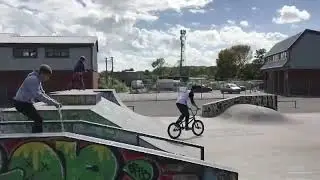 Sam Baskett Bmx Glastonbury skatepark- free pegs