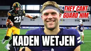 DB's can't cover Iowa WR Kaden Wetjen at Shrine Bowl (Interview)