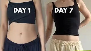 Tiny Waist in 6 Minutes | How to get a flat stomach 