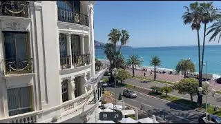 For sale: 240 m&sup2; apartment on the Promenade des Anglais in Belle Epoque palace in front of Negresco.