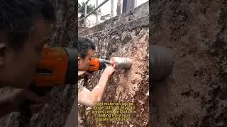 Diamond core drill bit reinforced concrete is no longer sturdy, and water drills can #HBKEEN tools