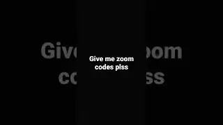 give me zoom codes