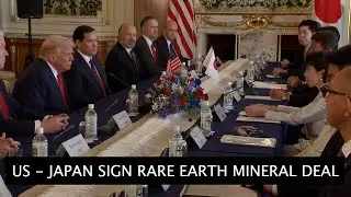 US- Japanese Leadership Sign Rare Earth Mineral Deal As Trump Meets Sanae Takaichi