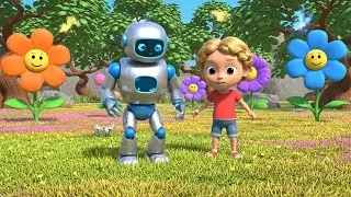 Oops Robot Learned to Dance in the Park 🤖 | Nursery Rhymes for Kids & Baby Songs
