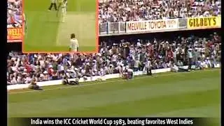 Kapil Dev's match winning catch - 1983 WC Final