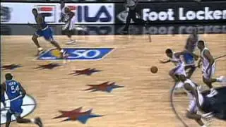 Allen Iverson sick between the legs ankle breaker