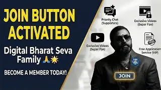 Become a Member! 🤝 Get Free Application Service & Priority Replies | Digital Bharat Seva
