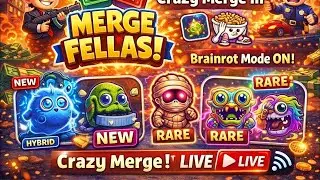 . 🚀 👀  . 💎 🧠 Brainrot Mode ON! | Merge Fellas LIVE | #short #subcribe #share