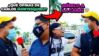 ¿QUÉ OPINAS DE CARLOS MONTESQUIEU? 😰 ¡ESTÁ DETRÁS DE TI! 🤣