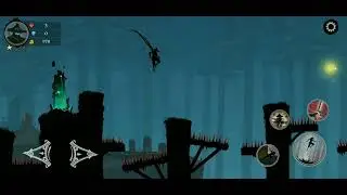 NINJA ARASHI II - Chapter 1 - Level 1-5 - Gameplay (All star reached and no death)