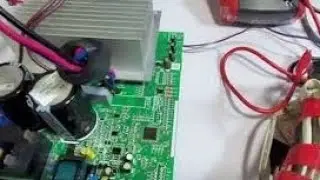 #84 Dc inverter Ac outdoor PCB IPM feed back capacitor checking_5