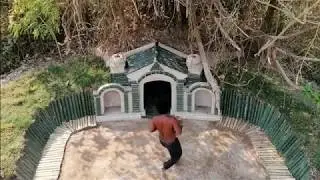 Building The Most Modern Underground King Room in Underground House HD