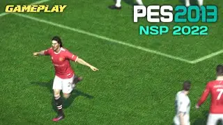 PES 2013 NSP 2022 | LATEST TRANSFER JANUARY 22 V2.0 | GAMEPLAY | MANCHESTER UNITED VS REAL MADRID
