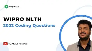 Wipro NLTH 2022 Coding Questions and Answers