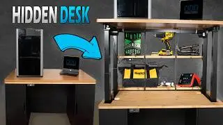 I Built a Desk With Secret Workspace