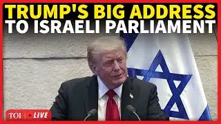 Trump At Knesset LIVE I Donald Trump's HISTORIC Speech at Israeli Parliament I Gaza War