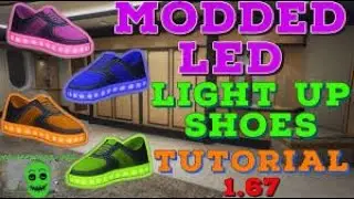 GTA5 ONLINE MODDED LED LIGHT UP SHOES TUTORIAL 2025 EASY GUIDE!