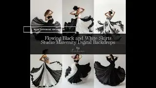 Maternity Digital Backdrop Tutorial - Flowing Skirts