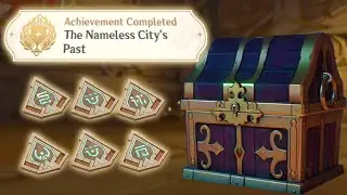ALL MYSTERIOUS STONE SLATE Locations The Nameless City's Past Hidden Achievement Genshin Impact 3.4